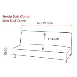 Funda Elástica Sofá Cama Zen