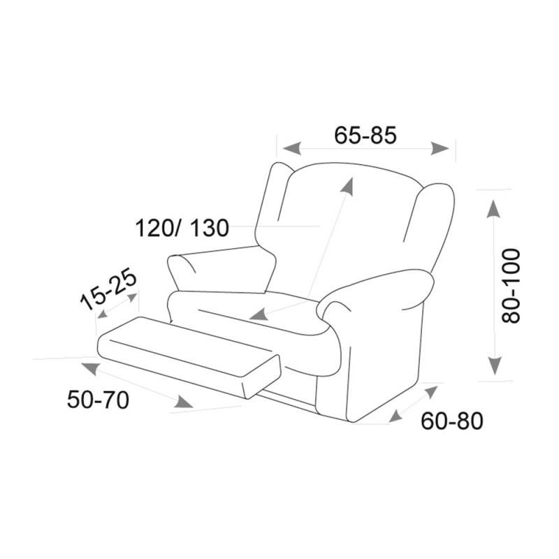 Funda Elástica Sillón Relax Ebro