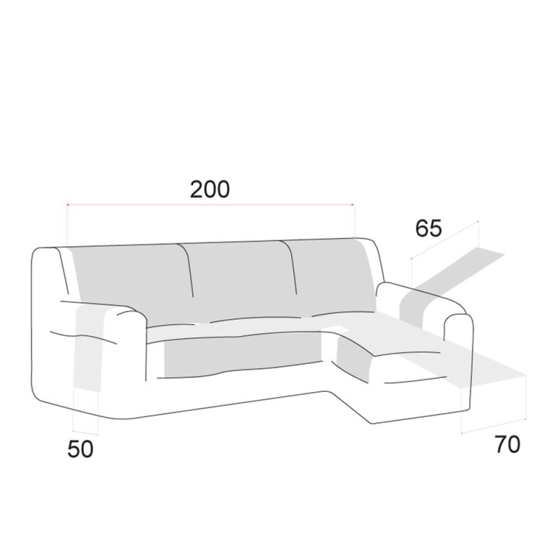  Housse de chaise longue antidérapante Coral
