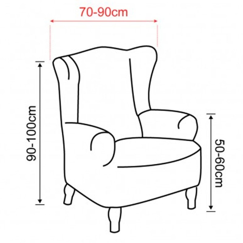 Housse de fauteuil en cuir Anza