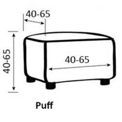 Housse pouf Relive