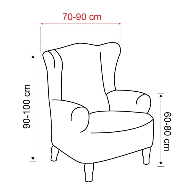 Funda Multielástica Sillón Orejero Boston