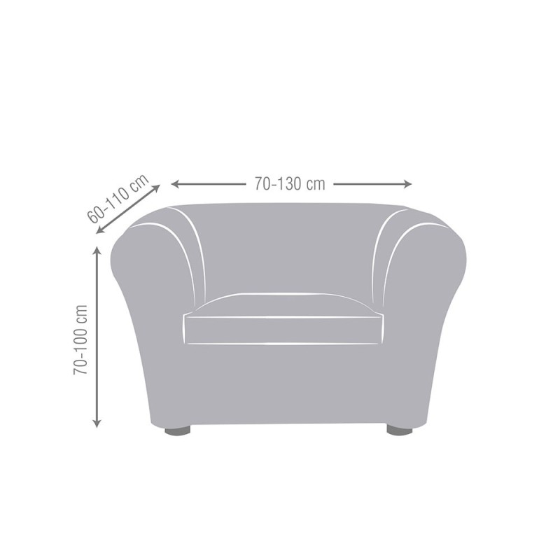 Housse de Canapé Super-Élastique Chesterfield Roque